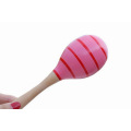 Produit promotionnel continu Orff Instrument Toys OEM / ODM Jouets éducatifs en bois Maracas Vente en gros pour les enfants